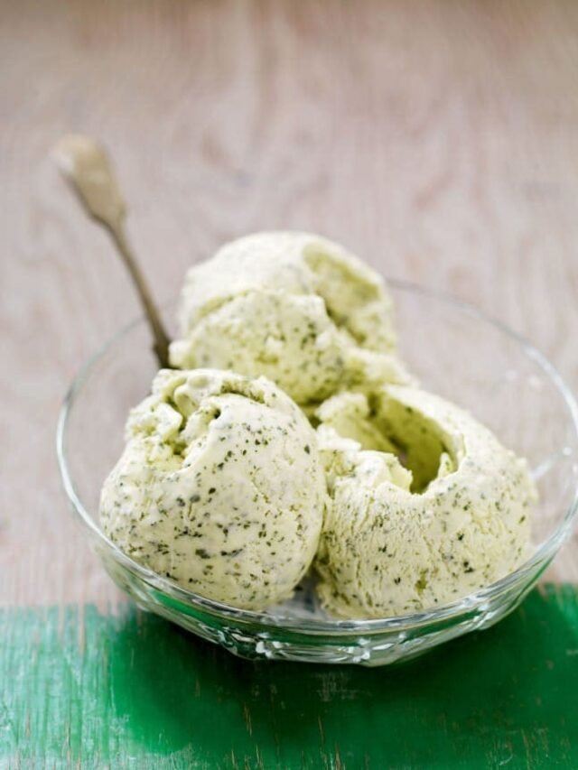 Fresh Mint Ice Cream Recipe